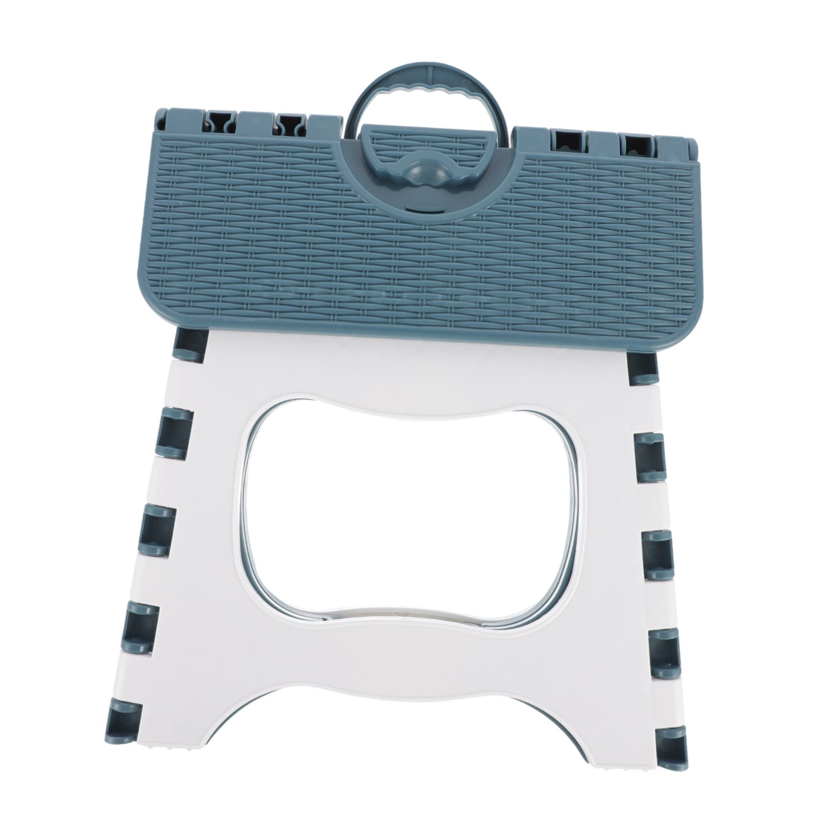 SOLUSTRE Mini Portable Folding Stool Plastic Step Stool for Adults Lightweight Compact Design for Outdoor Fishing Camping and Home Use Nordic