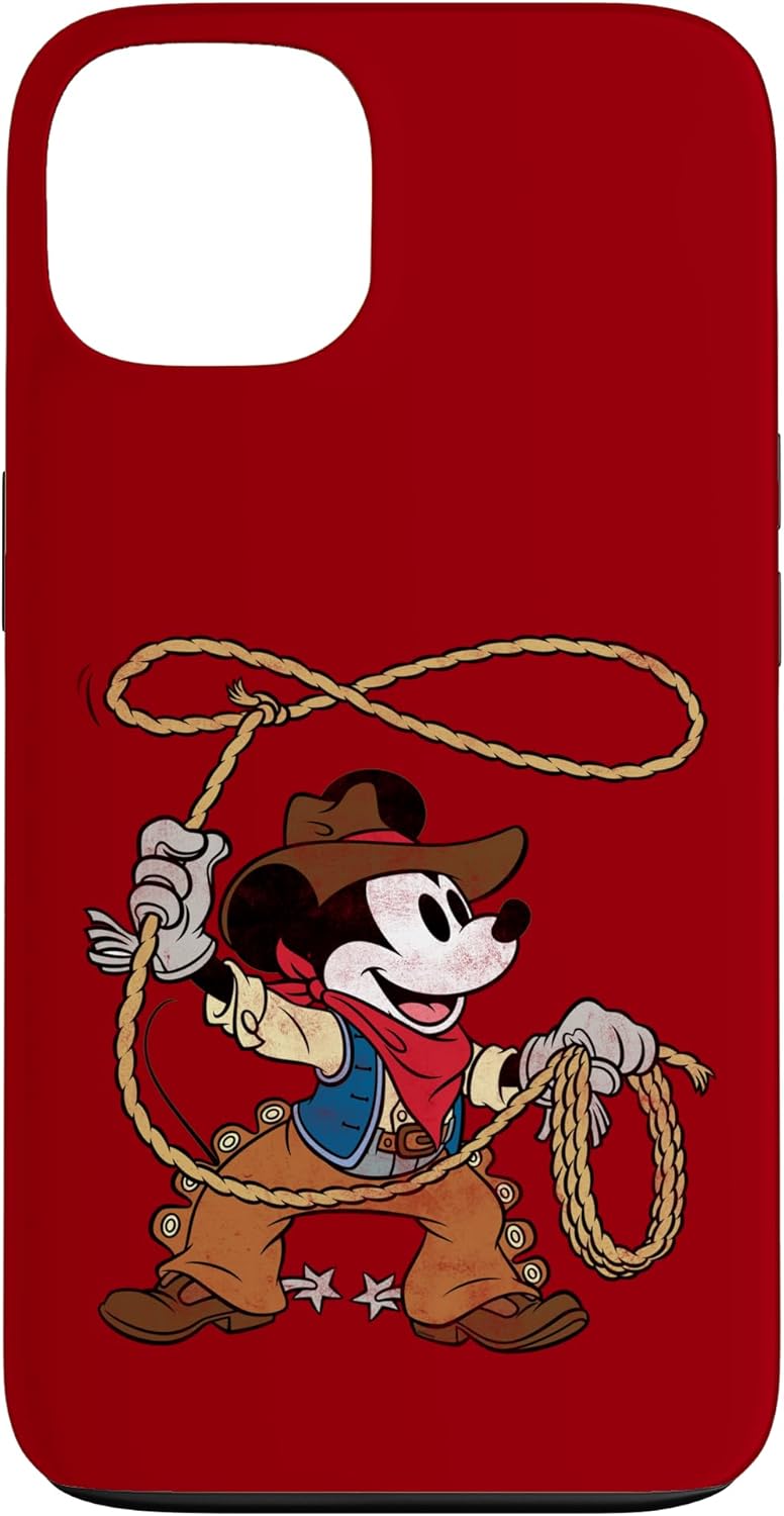 Disney Mickey Mouse Cowboy Costume Western Vintage Look Case for iPhone 16