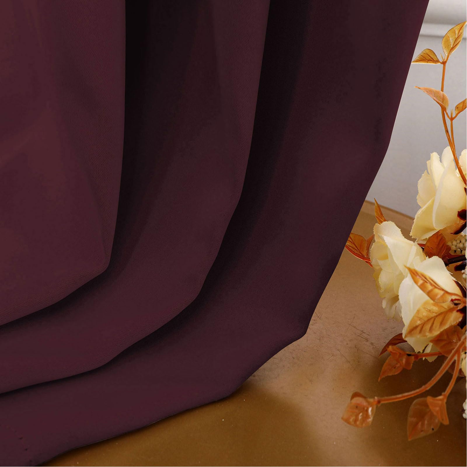 Heavy-Du Œillets Occultants Imperméable Extérieur Patio 1 Panneau Rouge 305 cm x 213 cm Résistant aux intempéries pour intérieur/extérieur Protection de la vie privée
