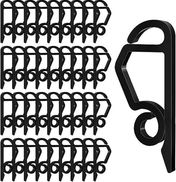 120 Pieces Christmas Light Clips,Holiday Light Clips,Outdoor String