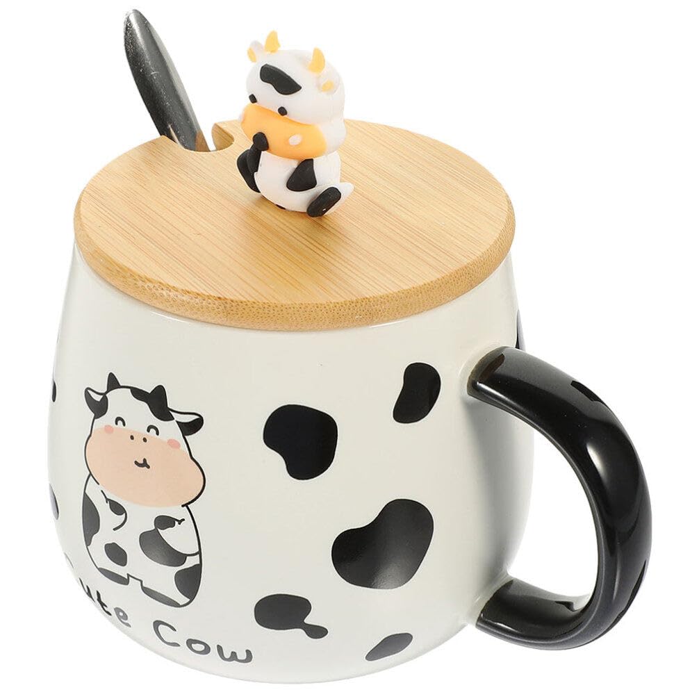 Amazon | Kichvoe 1 セット セラミック 牛 コーヒー マグカップ 480Ml 