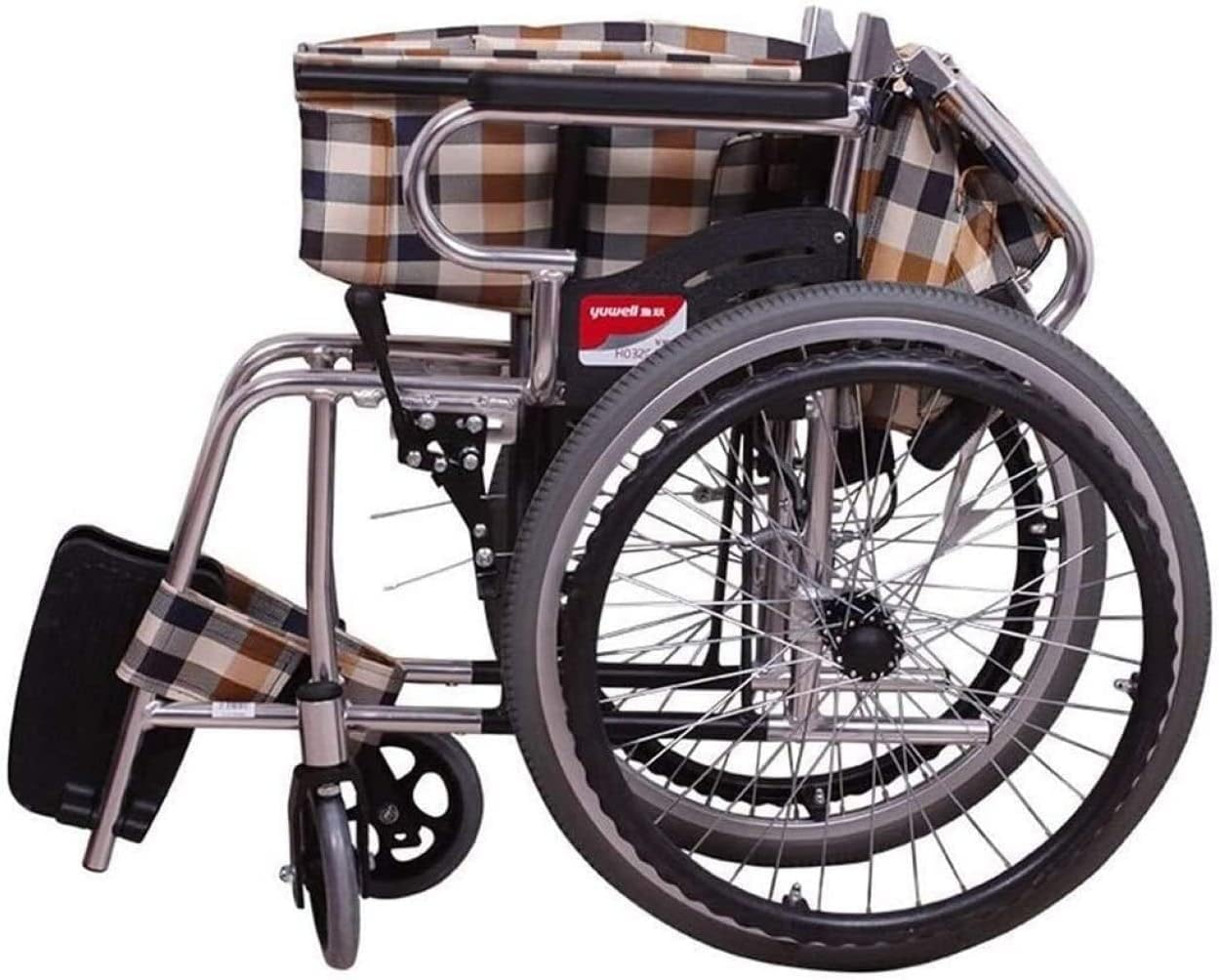 Wózek inwalidzki Rolstoel opvouwbare rugleuning Rolstoel U-vormige armleuningen Rolstoel opvouwbare rollator Rolstoelverzorgingshulpmiddel Transportrolstoelen wygodne