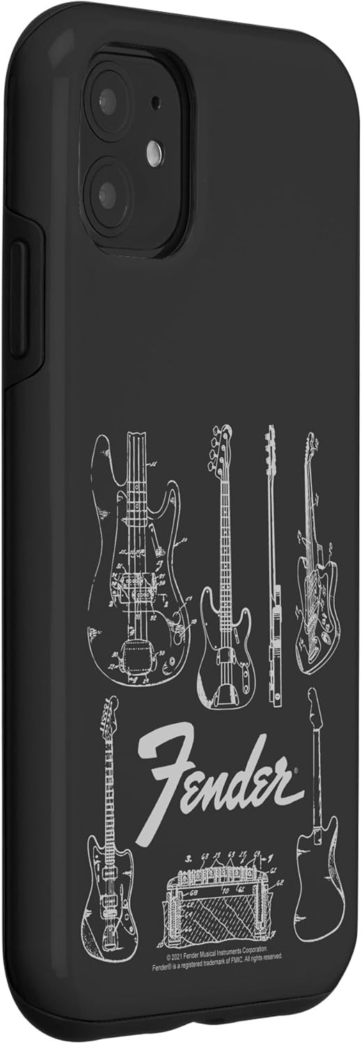 Fender Guitars Line Art Case for iPhone 11
