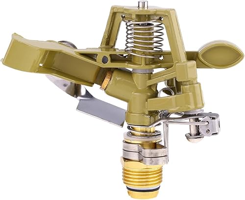 Cabezal de aspersor de impacto, rociador de impulso de 1/2 pulgada, cabezal de rociador de agua resistente, rociador de riego de césped, rociador de