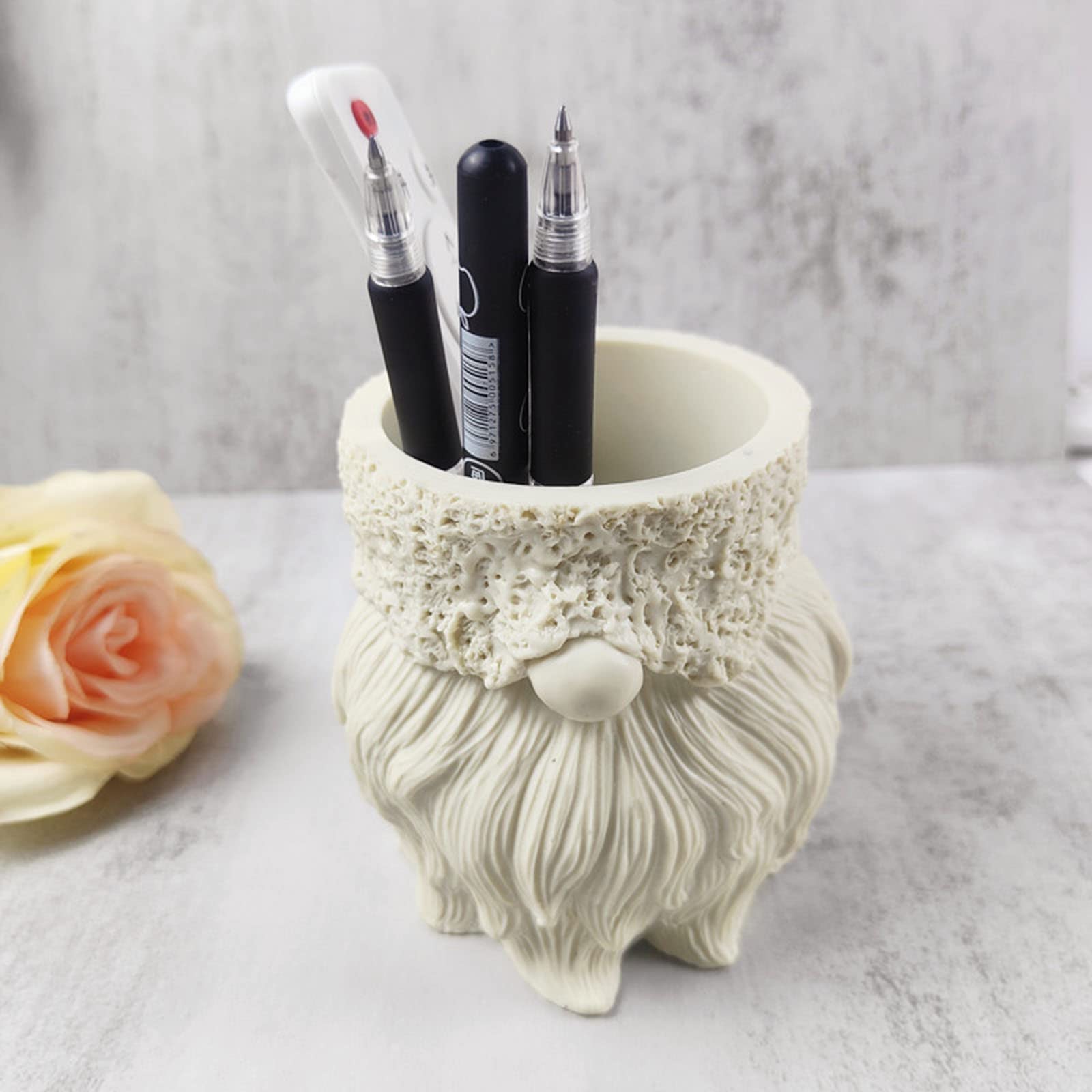 Stampo in silicone per vaso fiori, fusione resina