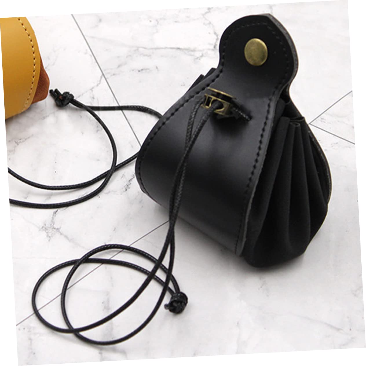 Sosoport 5 Pezzi Custodia Per Dadi Piccolo Compatto Viaggio Borsa Di Stoccaggio Dei Dadi Custodia Marsupio Buste Gioco Sacchetto Di Perline Di Gioco Polvere Vassoio Pelle