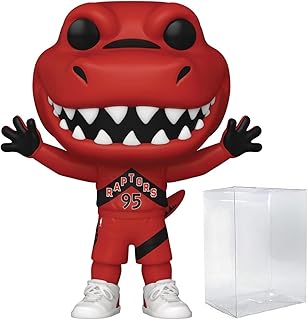 POP NBA Mascots: Toronto - Raptor Funko Pop! Vinyl Figure (Bundled with Compatible Pop Box Protector Case) Multicolored 3.75 inches