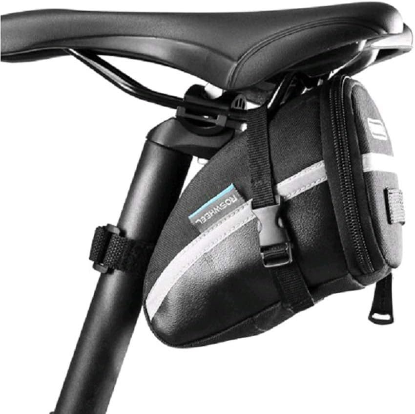 Bicycle Strap-On Bike Saddle Bag/Bicycle Seat Pack Bag, Cycling Wedge Shape Bag