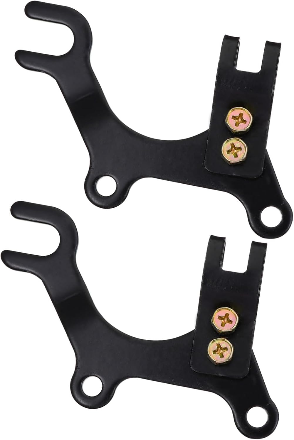 Milisten 2Pcs Adjustable Disc Brake Adapter Bracket for Bicycles Frame Mount Holder Converts Standard Bikes to Disc Brake System Durable Bike Disc Brake Bracket Kit