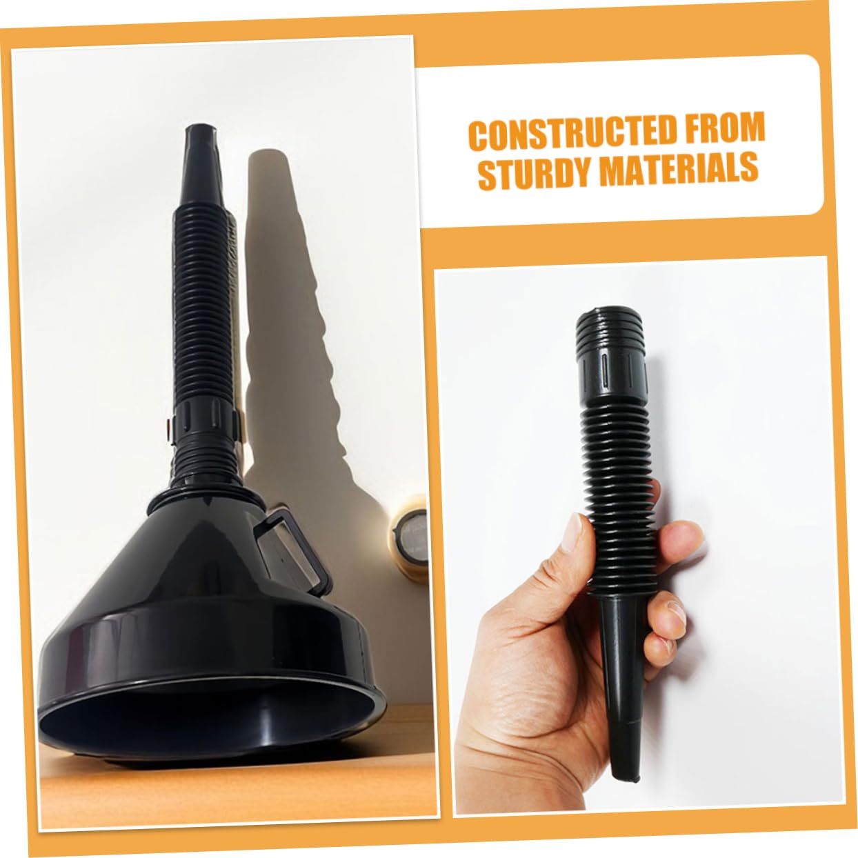 2piezas Embudo De y Combustible Para Motocicletas y Automóviles De Versátil y Resistente Para Trasvase De Fluidos Filtro