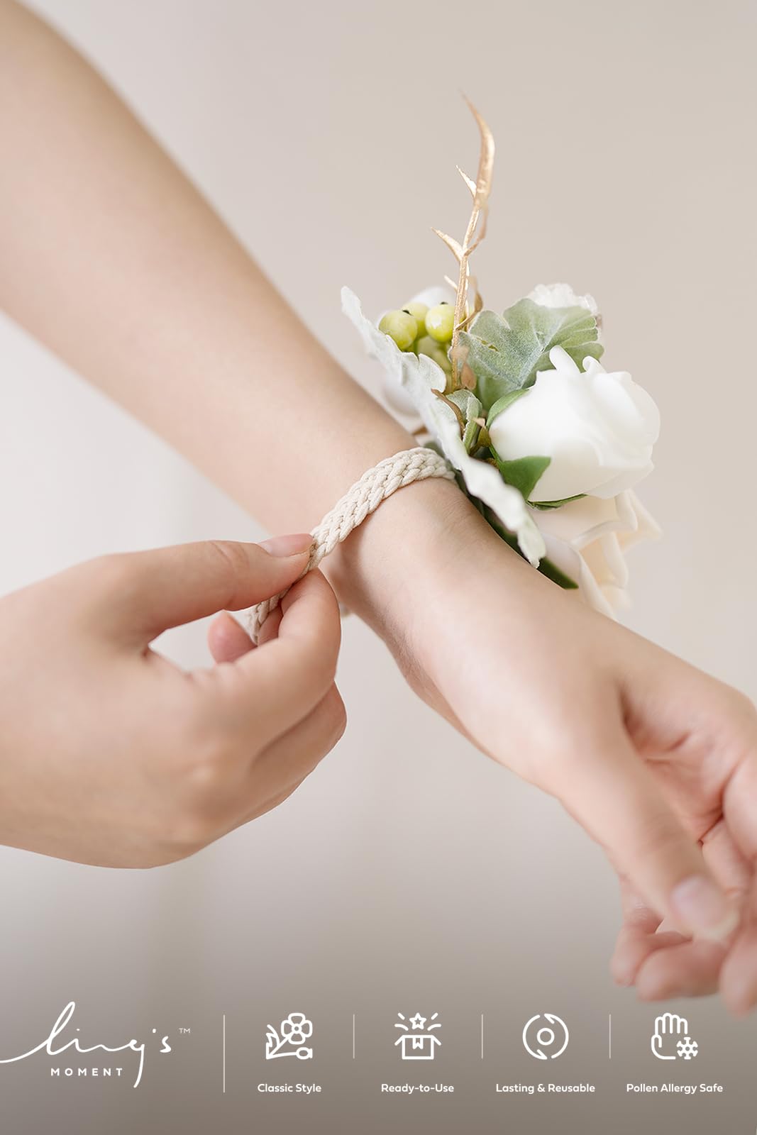 フラワー・リース corsage no.765 Amazon.com: Ling's moment 6pcs Wedding Wrist Corsage Artificial