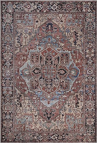Tapete Oriental Neyland Lavable 9' x 12' miniatura 4