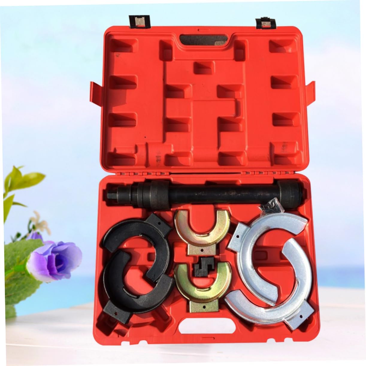 Spring Absorber Coil Spring Compressor for Clamp Load Auto Suspension Compressor Tool Set Easy Removal Installation