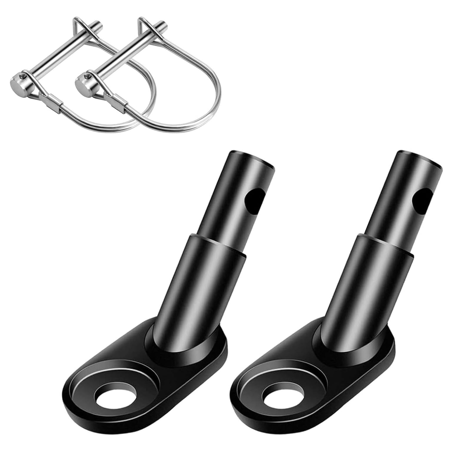 2 Stück Fahrradanhänger Kupplung, Fahrradanhänger Kupplungsset | Fahrrad Anhängerkupplung, Adapter fahrradanhänger, Fahrradanhänger Adapter mit Sicherungsstift