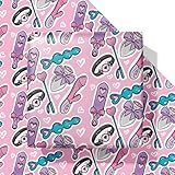 Vnaaem Funny Wrapping Paper for Adults Men Women - 6 Pcs Pink Rude Shape Gift Wrap for Anniversary Birthday Best Friend Gay Bridal Shower Bachelorette Party Valentine's Day - 19.6 X 27.8 Inch