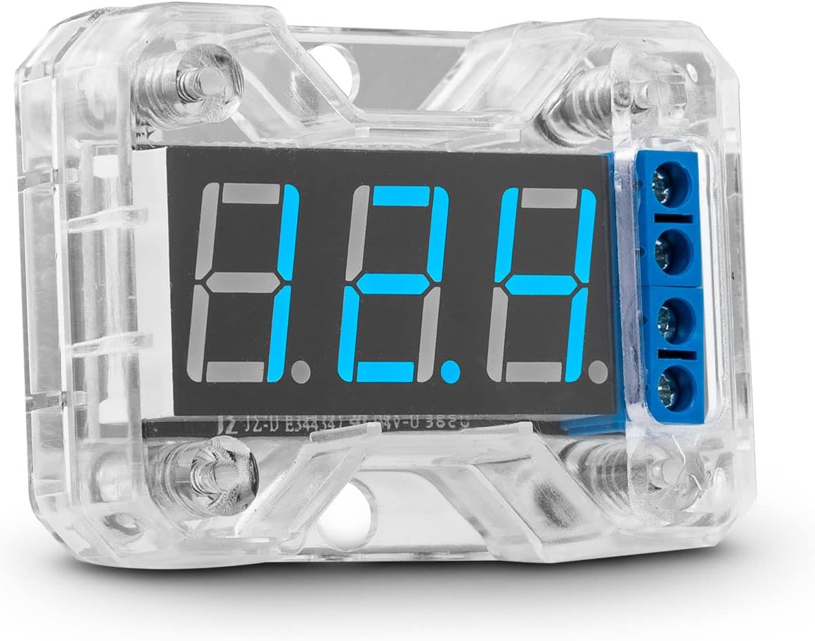 DS18 VMT1 Stand Alone Volt Meters - Reliable Voltmeter - Voltage Protection for Your Car