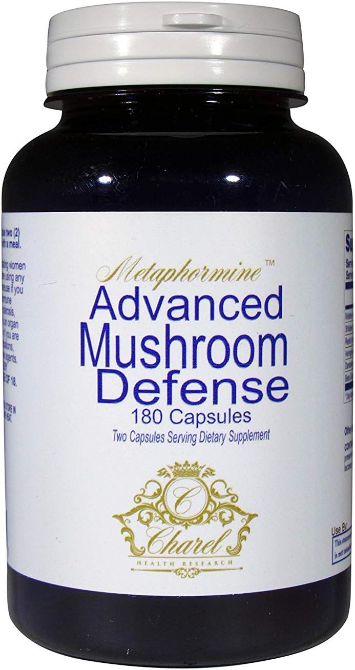 All Natural Mushroom Complex - 180 Count (90 Day Supply) - Derived from Dried Mushroom Powder Extract - Specially Formulated 900mg Blend of Reishi, Maitake, Shiitake