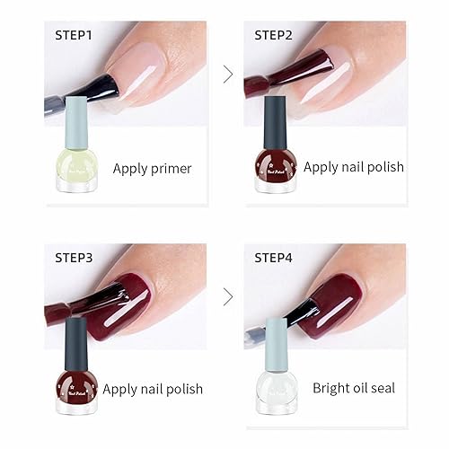 Miniatura 4 de Esmalte de uñas transparente de secado rápido, secado rápido, color nude, lágrima, no horneado, esmalte de uñas insípido, esmalte de uñas duradero,