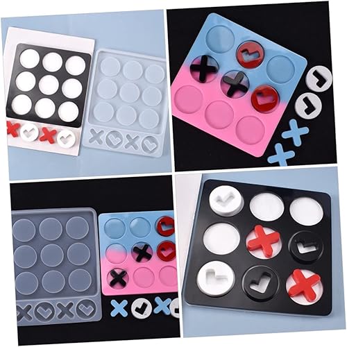 Miniatura 9 de Game Night Essential: molde manual de silicona blanco seguro para niños y niñas