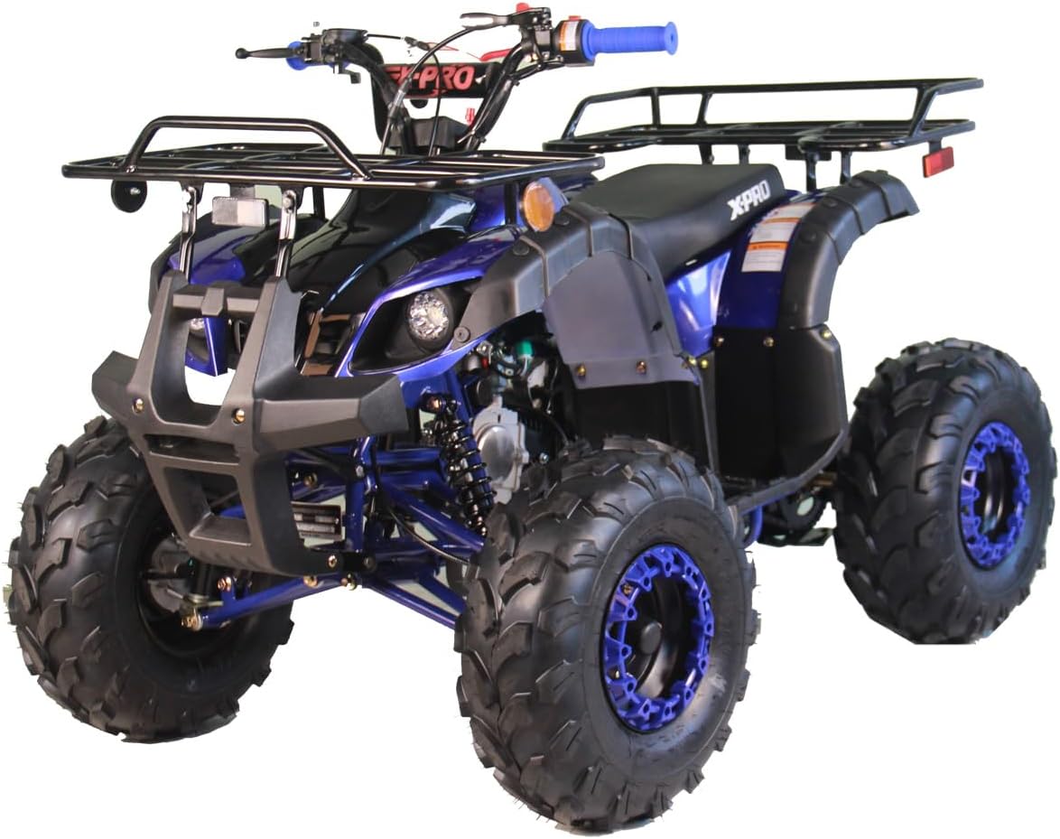 X-PRO 125cc ATV TForce 125 in blue, front view