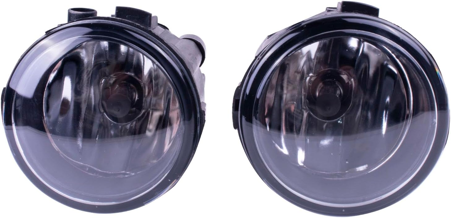 Pair Of Fog Lights Lamps Kit Compatible With Nissan Versa (S SL 2007-2011 & 1.6 2009-2011 & 1.8 S SL Hatchback 2012) With Cover + Switch + Wiring ‎Replaces NI1039112 NI1038112 261508998B