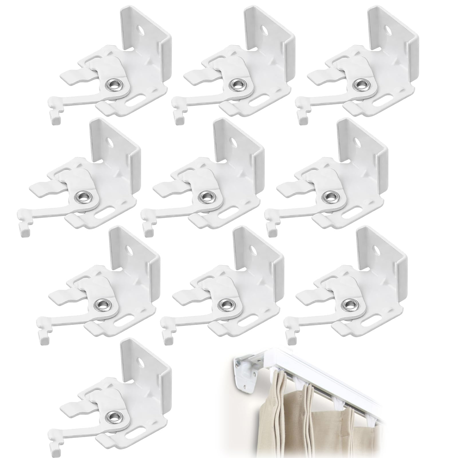 10-Piece Butterfly Roman Blind Clips for Window Installation and Repair