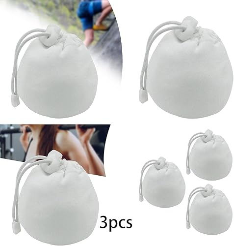 Miniatura 6 de Generic 4 unids bolsa de tiza de gimnasio con cordón para deportes gimnasia Deadlifting