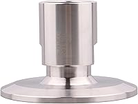 Vista 7 de Dernord - Adaptador de abrazadera triple de 1.5'' a abrazadera de rosca FNPT de 1 pulgada para tubería sanitaria