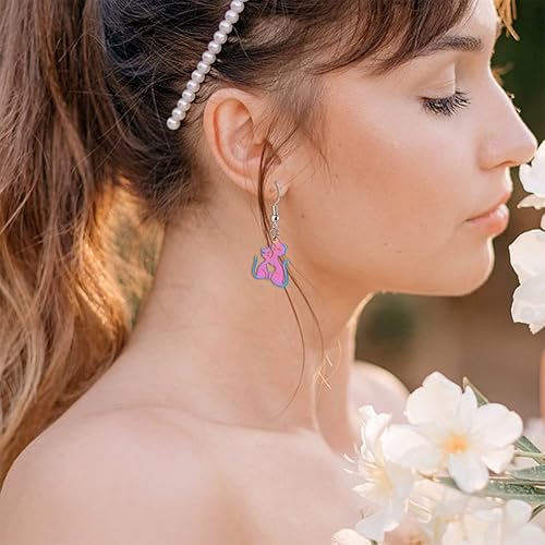 Miniatura 7 de 50 colgantes de mariposa de acero inoxidable 201 chapados en iones de arco iris, dijes de mariposa de filigrana, dijes multicolor para colgantes de