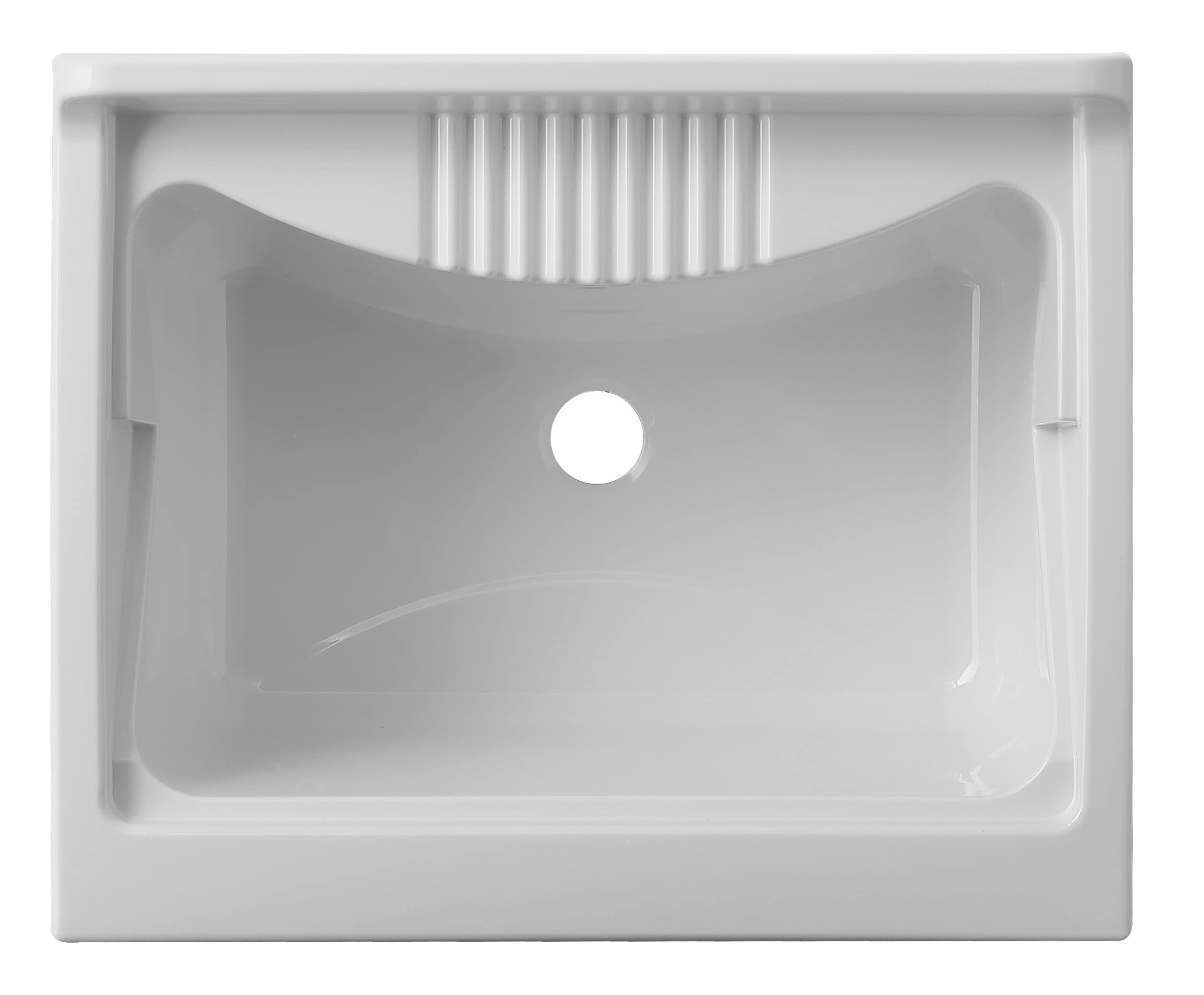 Cr VASCA PER LAVABO 60X50, Bianco