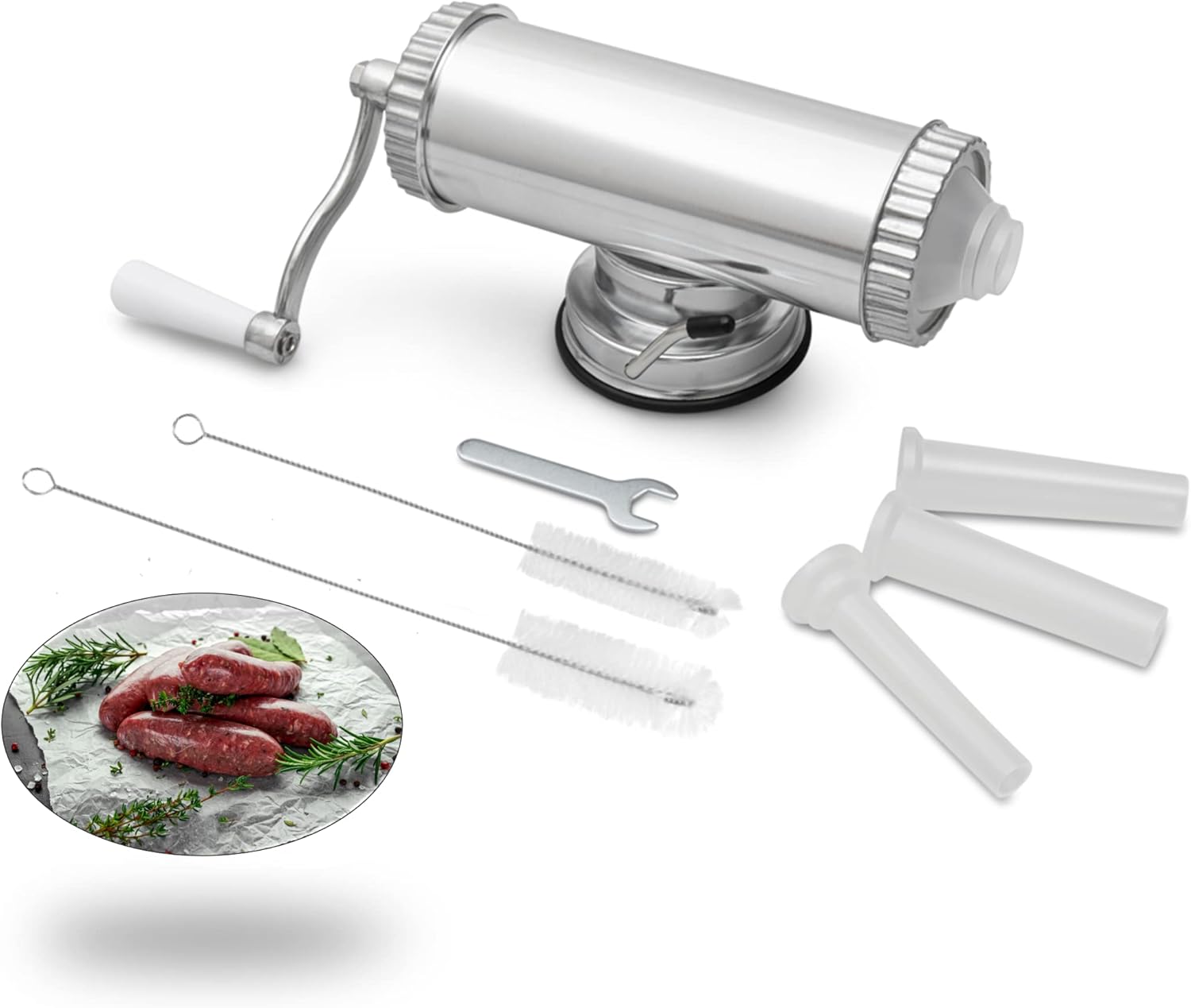 Murray Mallee Sausage Stuffer Maker 1kg/2lb Horizontal Meat Filling