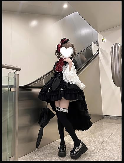 ゴスロリ セットアップ 3点セット Amazon.co.jp: [XHSUKADO] ゴスロリ 3点セット