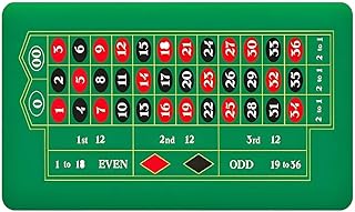 Roulette-tischset Aus Gummi, Inklusive Roulette-Rad-tischabdeckung Und Craps-Matte Für Casinospiele, Weihnachtsfeiern Und Unterhaltung Zu Hause.