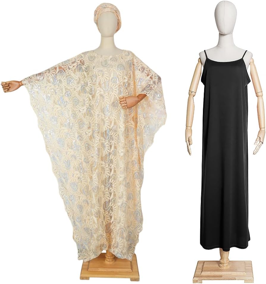 HD Lace Kaftan Dress Collection for Woman Embroidery Rhinestone Evening Party Gown Plus Size Color Options - Image 2