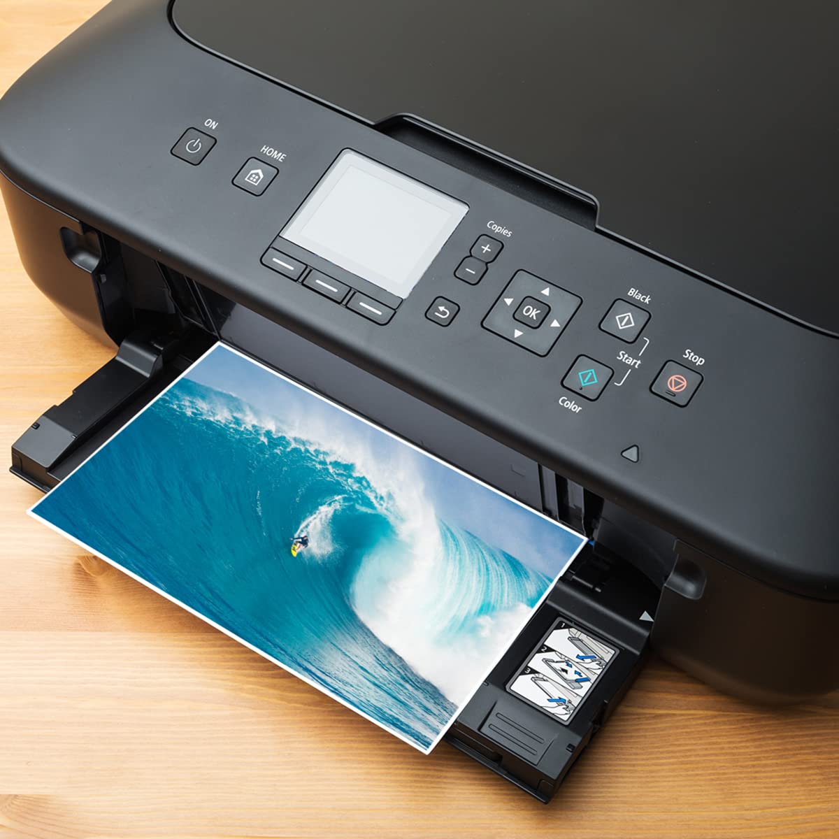 100 hojas de papel fotográfico de alta calidad de alto brillo, 6 x 8 pulgadas, 200 g/m², papel fotográfico blanco profesional impermeable, para impresoras de inyección de tinta