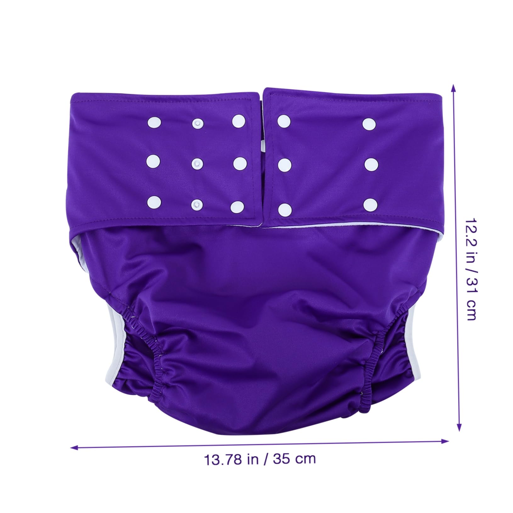 NOLITOY Adult Reusable Cloth Diapers Washable Leakproof for Heavy Wetters Unisex Comfortable Fit