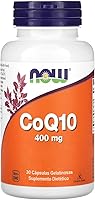 Vista 1 de NOW Coq10 400 mg, 30 cápsulas blandas