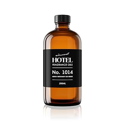 AirScent Hotel Diffuser Oil No. 1014 Inspired by The Iconic 5-Star Hotel Coastal Blend - Lemon Bergamot Sea Breeze - 500 mL Bottle - Fragrance Oil for Ultrasonic and Waterless Diffusers and Crafting