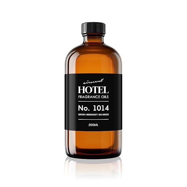 AirScent Hotel Diffuser Oil No. 1014 Inspired by The Iconic 5-Star Hotel Coastal Blend - Lemon Bergamot Sea Breeze - 500 mL Bottle - Fragrance Oil for Ultrasonic and Waterless Diffusers and Crafting