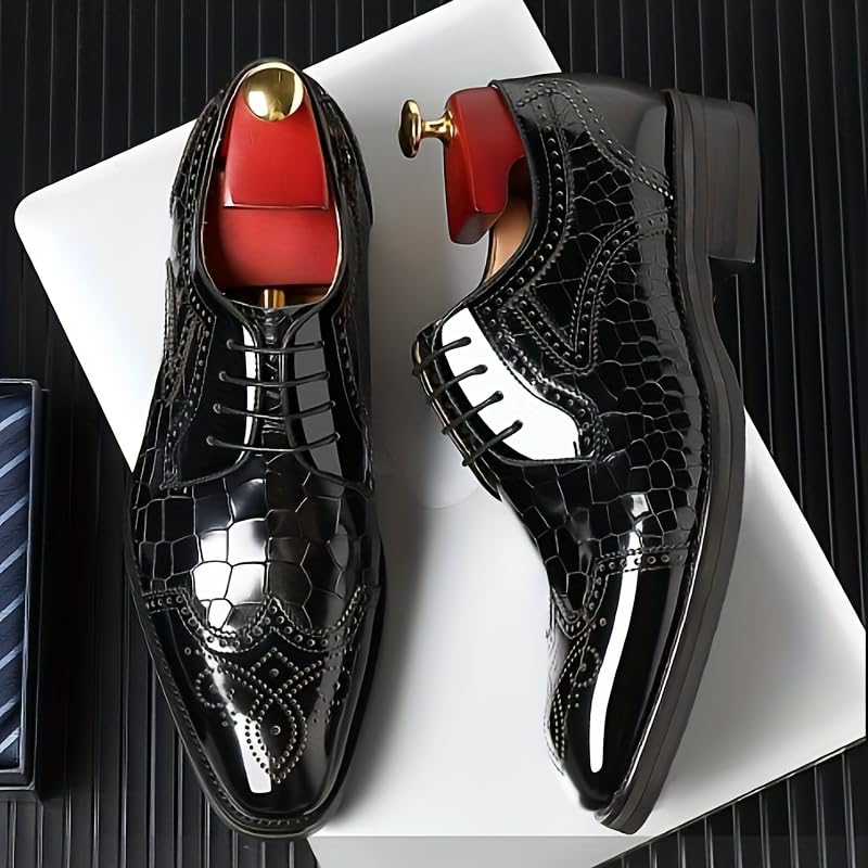 Breathable Anti-Skid Shoes for Men,Mens Dress Shose for Business Office and Dress in Spring, Summer, and Autumn4