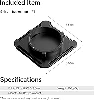 Vista 7 de Bafle de luz de cuatro hojas para Ulanzi LT028 40W COB Light