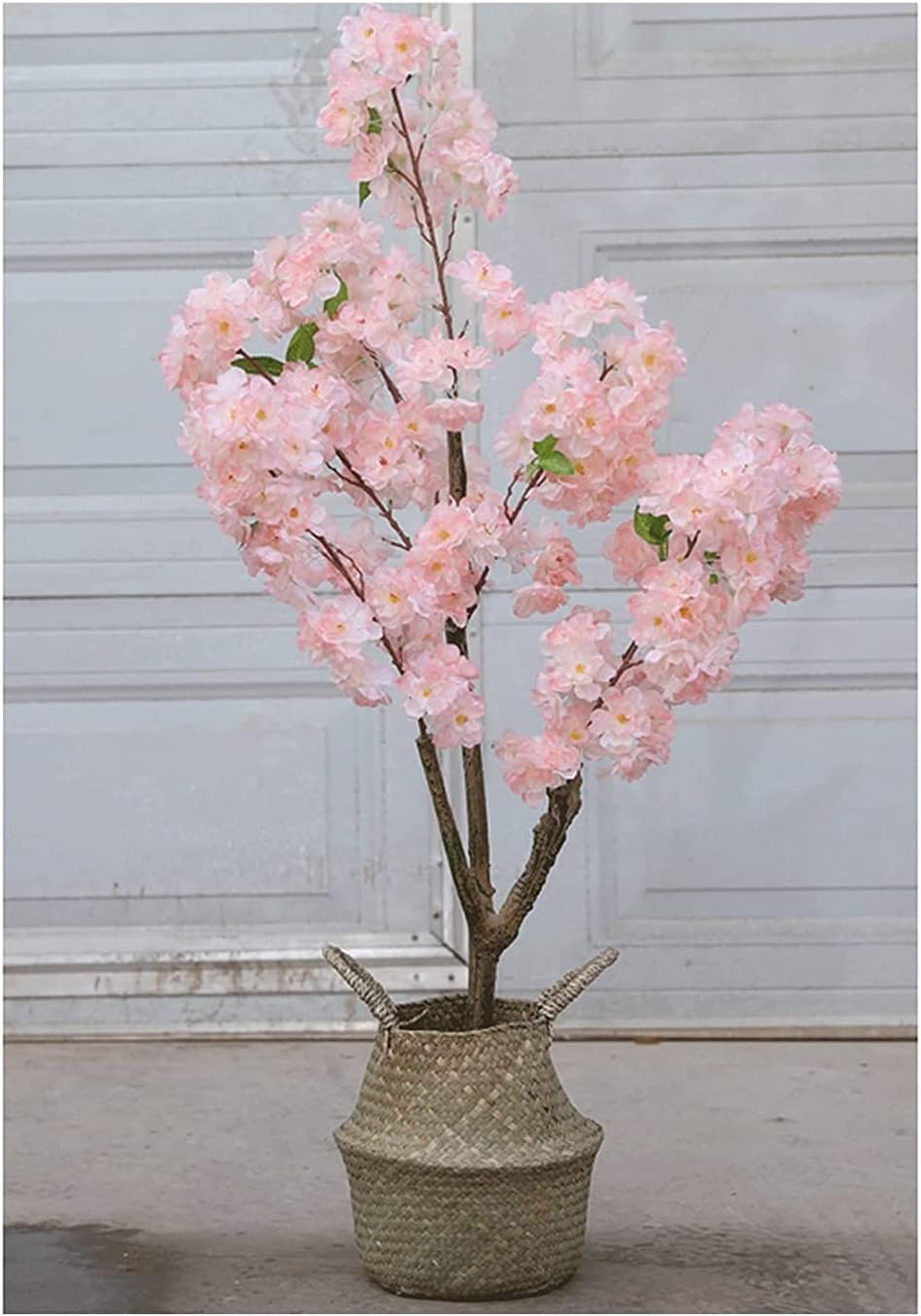 円 現品 造花桜27インチの偽の桜の枝と葉トリミングされた偽の植物の装飾 円 現品 造花桜27インチの偽の桜の枝と葉トリミングされた偽の植物の装飾