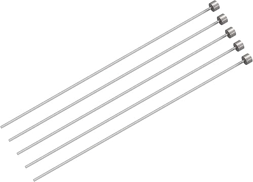 Miniatura 10 de uxcell Broches de expulsión rectos, 0.236in (1564 pulgadas) de diámetro. Perforador de punta redonda de acero de 2.559in (6 pulgadas) de largo para