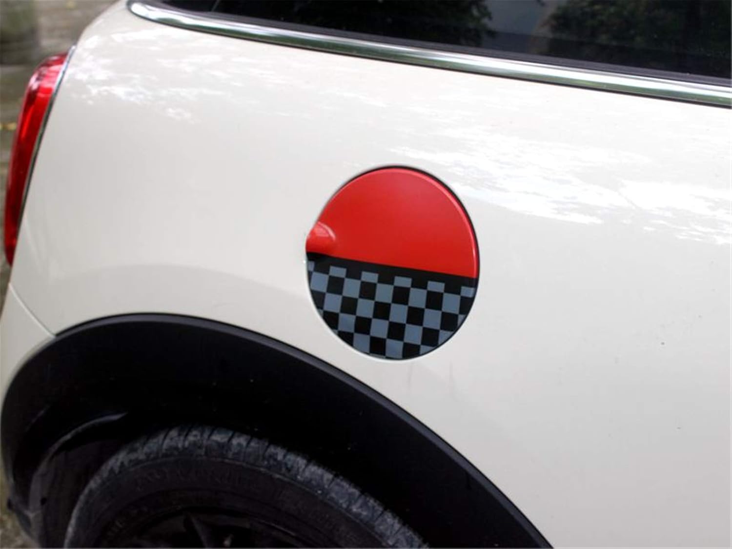 ABS Fuel Tank Gas Cap Cover Trim for Mini Cooper F Series F55 Hardtop F56 Hatchback F57 Covertible MTK07 (07, R55 R56 R57 R58 R59 R60 R61 1.5T 1.6T)