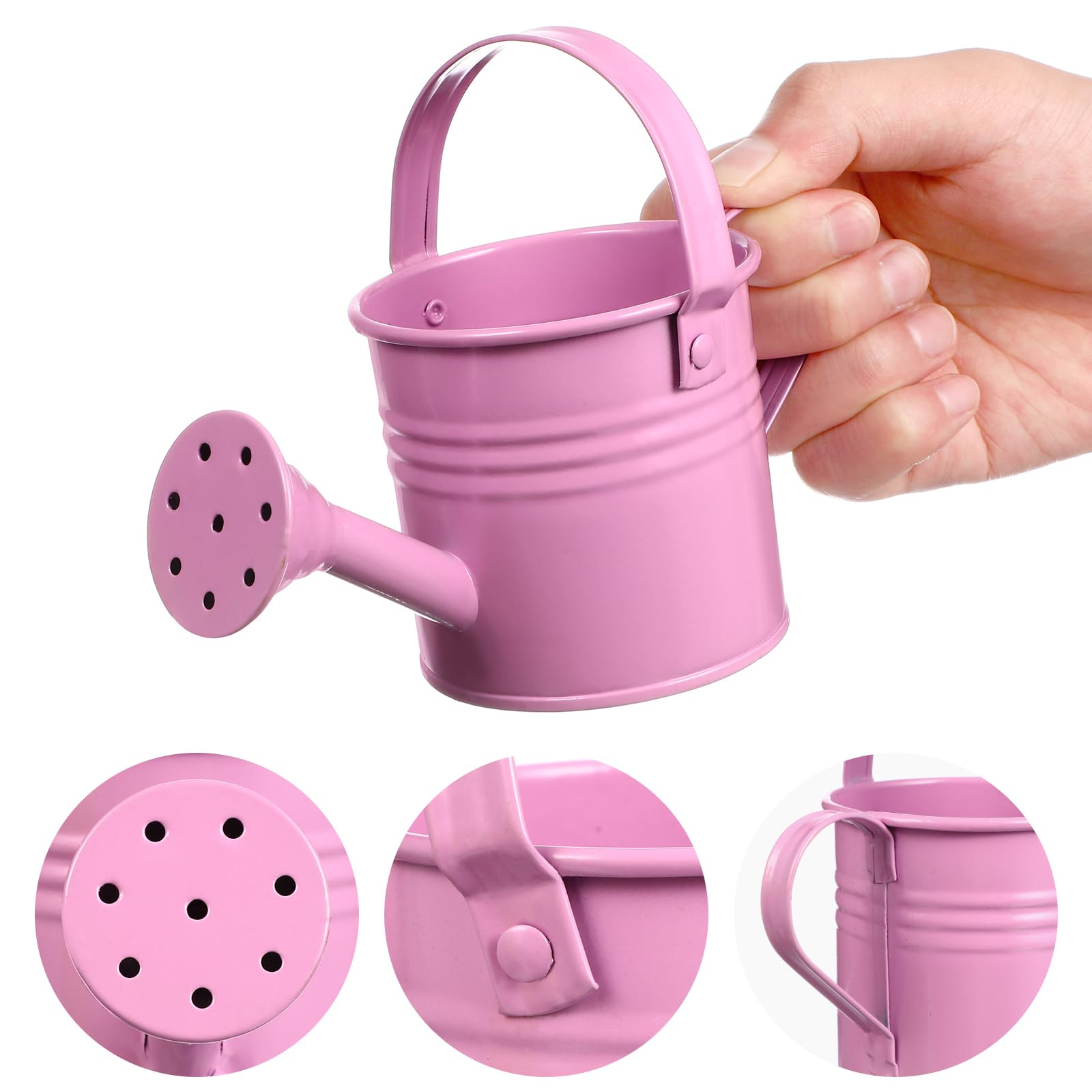 Lot de 6 arrosoirs de jardinage légers pour enfants - Arrosoir pour plantes d'intérieur et d'extérieur - Petite taille pour enfants avec poignées faciles à tenir