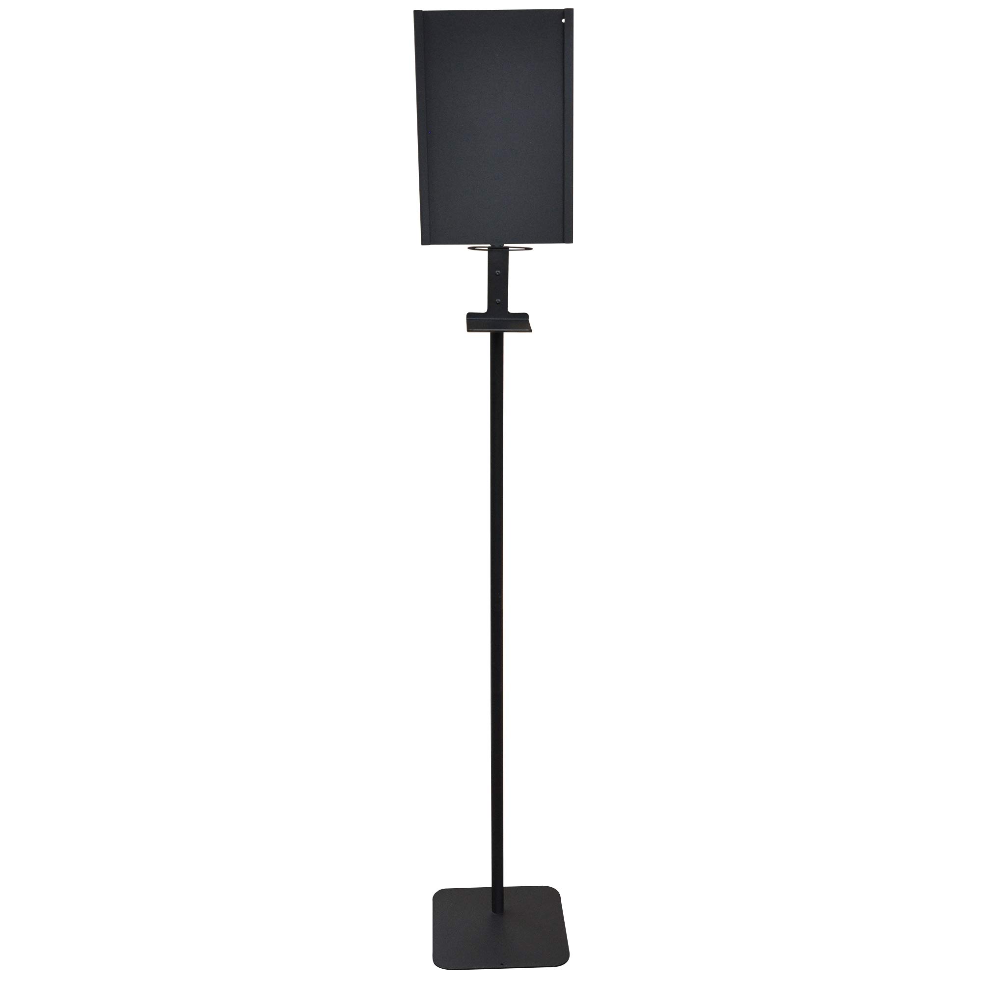 Dispensador de Pie para Gel Hidroalcohólico Desinfectante de Manos para Comercios y Oficinas. 146cm. Incluye Cartela A4. Dispensador de Gel Desinfectante Fabricado en España