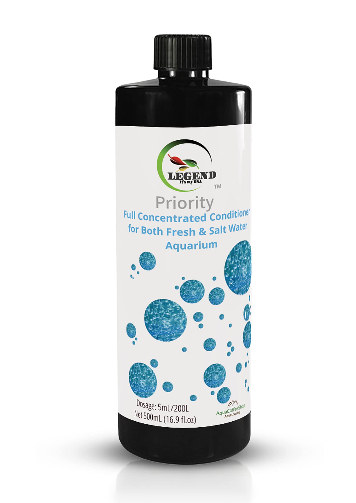 Legend Priority Après-shampoing anti-chlore pour aquarium 100 ml, 250 ml, 5000 ml, 1000 ml