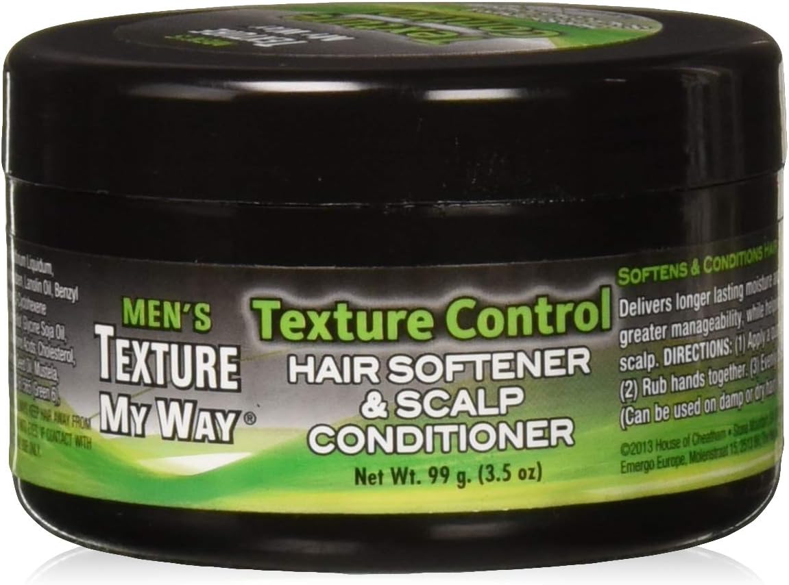Originals Africa's Best Organics Men's Texture Control Hair & Scalp Conditioner 3.5oz, 3.5 Oz