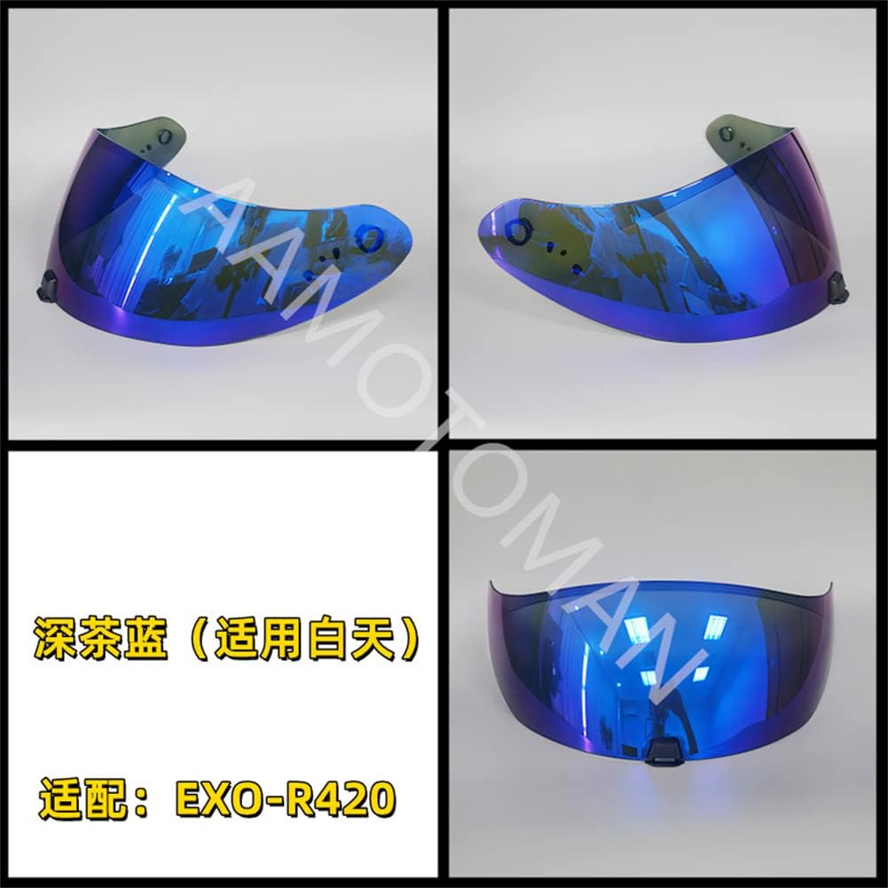 Oro Capacete SCORPION EXO-R420 Visera Para Casco Protector Lente Accesorios Para Motocicleta~p129775733