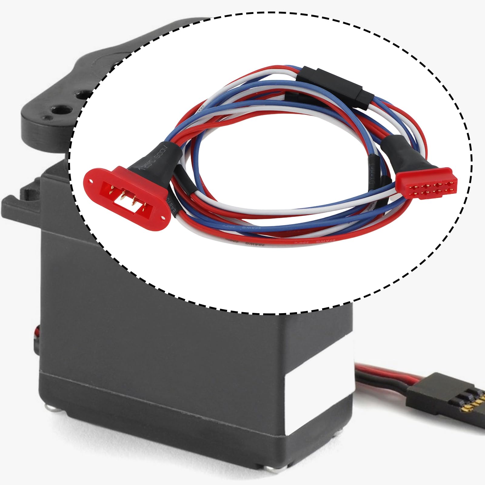 Create idea MPX 8Pin Multi-Wire Servo Extension Plug 2 Lead Male and Female Set 20AWG for RC Models - Image 2